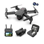 E88 4K HD Çift Kameralı Siyah Quadcopter x3 Batarya Katlanabilir Drone