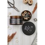 EA Home Concept Estetik Amber İğne Kutusu – Dekoratif Dikiş ve Hobi Malzemesi Düzenleyici (250 ml)