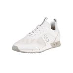 EA7 B&W Mesh Run Spor Ayakkabıları, Beyaz, 44.5 EU