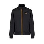 EA7 Emporio Armani Erkek Ceket Fermuarlı Çekirdek Kimlik Geri Dönüşümlü Naylon 7M000424AF13569 8059659256179 - Siyah Siyah Altın MC004