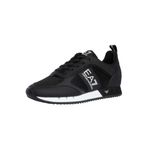 EA7 Emporio Armani Mesh Runner Spor Ayakkabı Siyah/Asfalt, Siyah/Beyaz, 9.5
