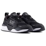 EA7 Emporio Armani Siyah/Asfalt/Gümüş US26EA20 7X000308 AF18447 MZ234 Spor Ayakkabı, siyah, 8 UK