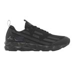 EA7 Emporio Armani Ultimate C2 Kombat Core Triple Black US26EA05 X8X217 XK433 MC061 spor ayakkabı, Siyah, 43 1/3 EU