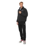 EA7 Erkek Dik Yaka Oversize Yalıtımlı Fermuarlı Mont, Siyah, 3XL