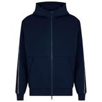 Ea7 Erkek Kapüşonlu Sweatshirt,Mavi S