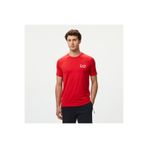 EA7 Erkek Kırmızı Bisiklet Yaka T-Shirt