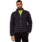 EA7 Erkek Regular Fit Fermuar Kapamalı Dik Yaka Uzun Kollu Siyah Mont 7M000684 AF15953-UC001 - 2XL