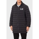 Ea7 Kapitoneli Regular Fit Kuş Tüyü Dolgulu Gizli Kapüşonlu Uzun Şişme Mont Erkek Mont 6DPK12 Pnhaz 1200