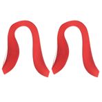 Eacam 600 Çizgili Quilling Kağıdı 3mm Genişlik Saf Renk Origami Kağıt El Sanatları Dekorasyonu, Dekoratif Boyama Süslerinde Ve Diğer Dekoratif Ambalajlarda Kullanılır (Kırmızı)