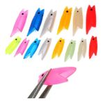 Eagenset Silikon Balık Kafası Fosforlu Glow Beyaz Yapay Yem Olta Takımı, Çapari, Jig, Yapım Malzemesi 2 cm 5 Adet