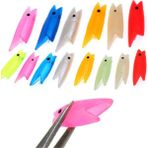 Eagenset Silikon Balık Kafası Glow Fosforlu Yeşil Yapay Yem Olta Takımı, Çapari, Jig, Yapım Malzemesi 3 cm 5 Adet