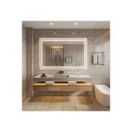 eagle mirror "Endless1" Dokunmatik Sensörlü Ledli Dekoratif Banyo Aynası "KUMLAMALI TRAFOLU DOKUNMATİK SENSÖRLÜ