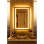 eagle mirror "Radioso" Dokunmatik Sensörlü Ledli Makyaj Aynası Banyo Konsol Aynası