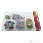 Eagle Ofis Seti Ataç+Kıskaç+Lastik+Çivi Blister fx