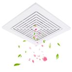 EAGLEGGO S97011723 Broan-NuTone Kare Tavan veya Duvara Monte Egzoz Fanı için Yaylı Banyo Tavan Vantilatörü Izgarası 663, 670, 671, 675, 688, 689 Modellerine Uyar - Plastik Beyaz