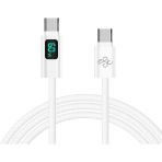 Eagleton S171-1 Lcd 60W Usb-C To Usb-C Led Göstergeli Hızlı Şarj Kablosu