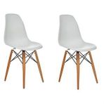 Eames Beyaz 2'li Sandalye