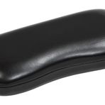 EAR MITTS Sert Gövdeli Parlak Stil Gözlük Kılıfı Tutucu, Orta ila Büyük Çerçevelere Uyar, Siyah