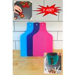 EARABUL ARİSPA 3 Adet Esnek Kesme Matı - 21x36 Cm - Bükülebilir Kesme Tahtası