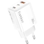 Earldom EU51 Type-C Lightning ve USB Çıkışlı 30W PD Hızlı Şarj Aleti