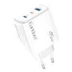 Earldom EU52 Type-C Lightning ve USB Çıkışlı 45W PD Hızlı Şarj Aleti