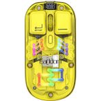 Earldom KM16 1600 Dpı Sarı Sessiz Transparan Yapılı Rgb Kablosuz Ofis Mouse