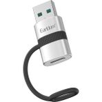 Earldom OT91A USB to Type-C Dönüştürücü - OTG / Tak‑Çalıştır, Alüminyum Kasa - Gümüş