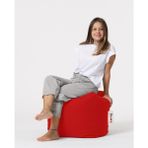 Earmut Kare Puf Outdoor Su Geçirmez 45 x 45 x 45 - Kırmızı