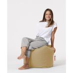 Earmut Kare Puf Outdoor Su Geçirmez 45 x 45 x 45 - Krem