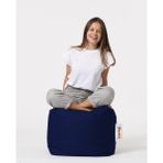 Earmut Kare Puf Outdoor Su Geçirmez 45 x 45 x 45 - Lacivert