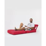 Earmut Siesta Koltuk Yatak Kırmızı Puf