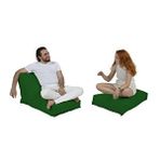Earmut Siesta Koltuk Yatak Yeşil Puf