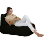 Earmut Trendy Koltuk Yatak Puf Outdoor Su Geçirmez - Siyah