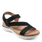 Earth Footwear Roni Düz Siyah Kadın Sandalet