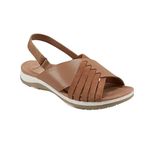 Earth Footwear Suzie Düz Kahverengi 120 Kadın Sandalet
