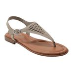 Earth Footwear Xanya 3 Düz Gri 050 Kadın Sandalet