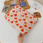 East China Station Basit Darbeye Dayanıklı 12.9 Inç ipad Tablet ÇANTASI-13INÇ (Yurt Dışından) - 6*6*6cm - Kırmızı - Beyaz