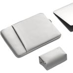 East China Station iPad Tablet Çantası - Yan Cepli 12.9 Inç Apple Bilgisayar Kasası - Aşınmaya Dayanıklı Yatay Levha Koruyucu Kasası (Yurt Dışından) - 290 * 210 * 2mm - Gri