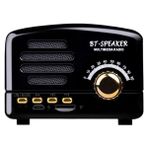 East China Station Küçük Prens Bluetooth Hoparlör Retro Kablosuz Siyah Fiş Kartı