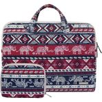 East China Station Retro Apple Mac 11.6 Inç Dizüstü Bilgisayar Çantası - ipad 10.9 Inç Koruyucu Kılıf (Yurt Dışından) - 6*6*6cm - Kırmızı