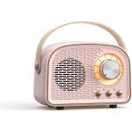 East China Station Şeffaf Mecha Bluetooth Taşınabilir Takılabilir Kart Radyo Açık Pembe Hoparlör