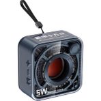 East China Station Şeffaf Mecha Bluetooth Taşınabilir Takılabilir Tf Kartı Koyu Mavi Hoparlör