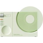 East China Station Yaratıcı Vintage Saat Bluetooth Hoparlör Spin Film Açık Yeşil Hoparlör