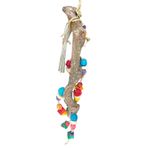 Eastland 15x56 cm Ahşap Oyuncaklı Kuş Tüneği