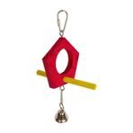 Eastland 22 cm Çıngıraklı Ahşap Tünek