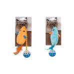 Eastland 28 cm Tüylü Zilli Peluş Fare Kedi Oyuncağı