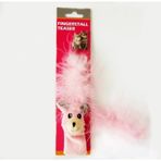 Eastland 40 cm Pembe Peluş Parmağa Takılan Kedi Oltası