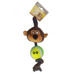 Eastland 510-135 Peluş İpli Tenis Toplu Maymun Köpek Oyuncağı