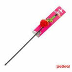 Eastland 52 cm Peluş Çilekli Kedi Otlu Olta Kedi Oyuncağı
