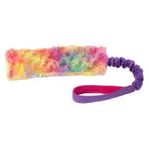 Eastland Bungee İpli Öten Gökkuşağı 52 cm Peluş Köpek Oyuncağı